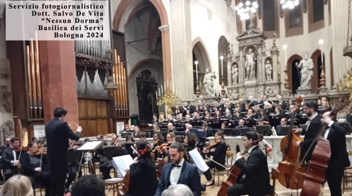 “Nessun Dorma” alla Basilica di Santa Maria dei Servi Bologna.