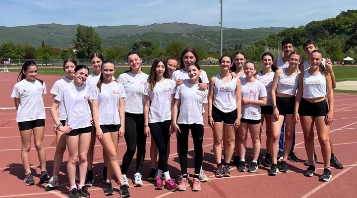 Cinque medaglie per l’Alga Atletica Arezzo ai Campionati di Società Cadetti