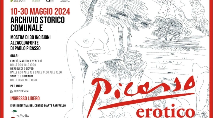  Tredicesima edizione del Festival delle Culture a Palermo,  all’Archivio Storico Comunale la mostra “Picasso erotico” del “Centro d’arte Raffaello”  a cura di Massimiliano Reggiani  