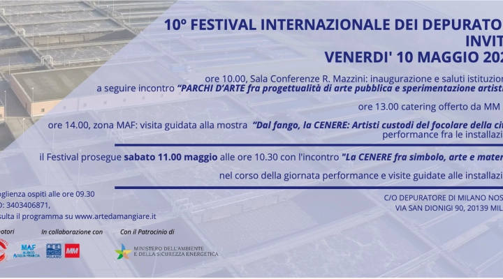 Festival Internazionale dei Depuratori: due giorni all'insegna dell'arte.