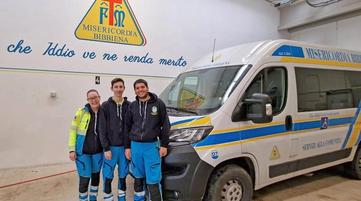 Al via il corso base per volontari di Protezione Civile della Misericordia di Bibbiena