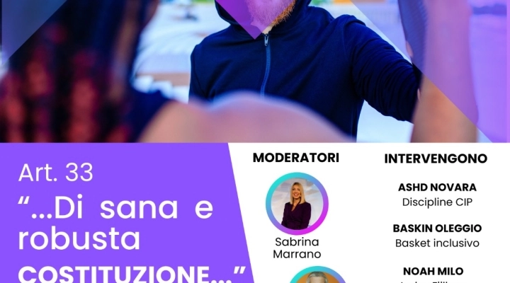 Un convegno su Sport Terapia, Sport e Disabilità, Sabato 18 Maggio ad Oleggio