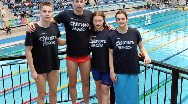 Positivi piazzamenti della Chimera Nuoto nella prova regionale di fondo