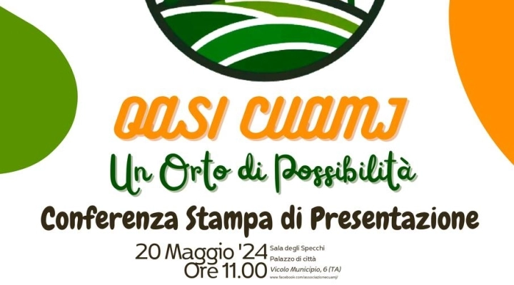 Lunedì 20 maggio la presentazione di OASI CUAMJ - Un orto di possibilità