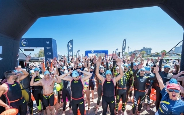 OCEANMAN Cattolica: presentazione alla presenza di Franca Foronchi, Sindaca di Cattolica. E record doppio