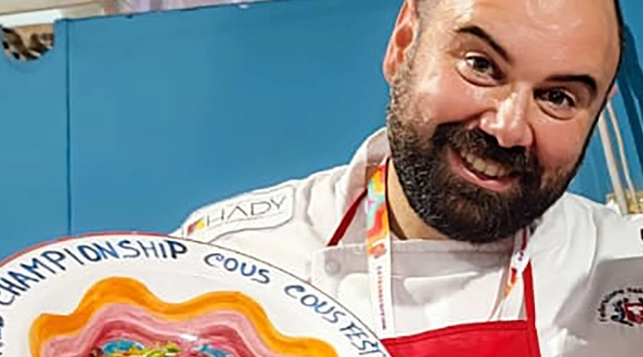 Chef Shady Hasbun ai campionati internazionali della cucina di tonno