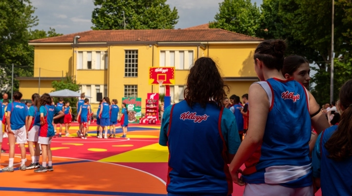 CON KELLOGG’S BETTER DAYS, IL BRAND RIQUALIFICA 7 CAMPI DA BASKET IN ITALIA ENTRO LA FINE DEL 2024