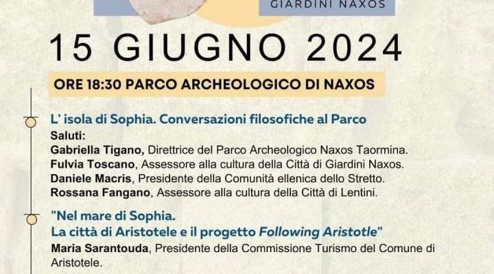 A Giardini Naxos Manlio Sgalambro con Pierfranco Bruni 15 Giugno 2024