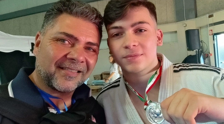 Brusciano Vincenzo Castaldo astro nascente del judo italiano. (Antonio Castaldo)