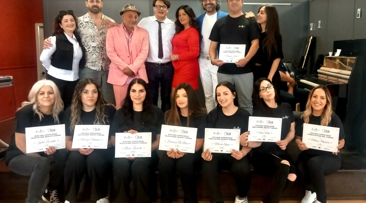 Concluso il corso di make up and hair alla Cilea Academy