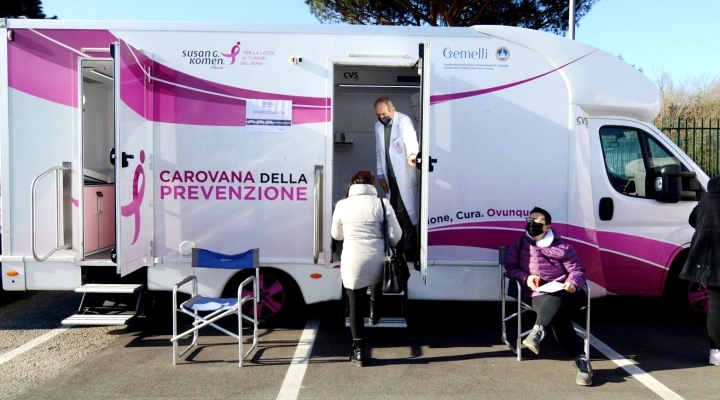 IN SICILIA VISITE ED ESAMI GRATUITI DI PREVENZIONE FA TAPPA A CATANIA E FURCI SICULO “INSIEME SIAMO PIÙ FORTI”, L’INIZIATIVA DI PROCTER & GAMBLE E KOMEN ITALIA A SOSTEGNO DELLA “CAROVANA DELLA PREVENZIONE”   Catania 19 e