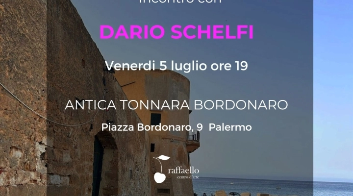 Secondo appuntamento della rassegna estiva del “Centro d’arte Raffaello”  all’Antica Tonnara Bordonaro di Palermo.  Venerdì 5 luglio “MutAzioni”: performance live e intervista con Dario Schelfi 