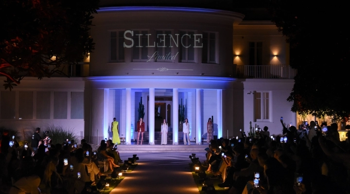 Glamour a Villa Scipione per la presentazione delle collezioni Spring Summer 2025 dei due brand Silence Limited e Bohemian Vì