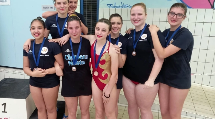 Sette medaglie per la Chimera Nuoto al Campionato Regionale Esordienti B