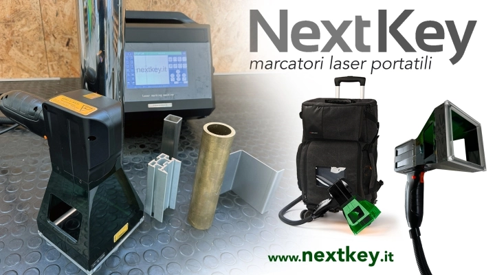 NextKey srl nuova versione del proprio marcatore laser portatile