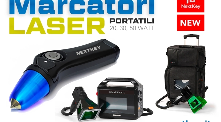 Marcatore laser portatile per acciaio inox e alluminio