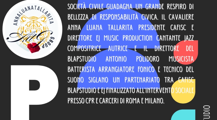 Cafisc EJ e BlapStudio siglano un partenariato sociale