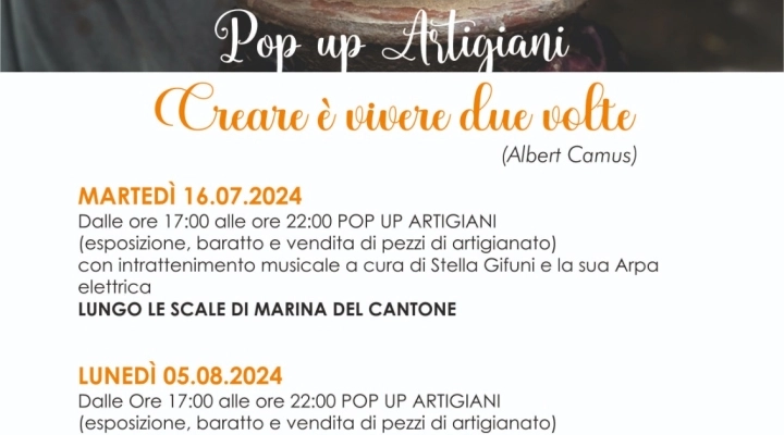 Massa Lubrense celebra l'artigianato con l'evento Pop Up Artigiani