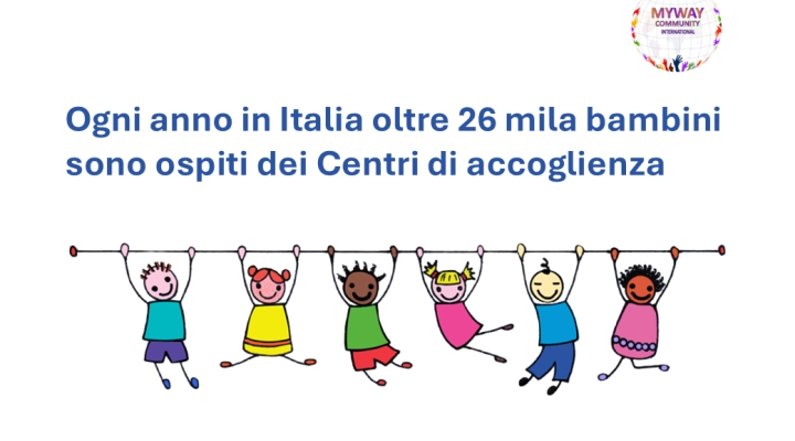 Ogni anno in Italia oltre 26 mila bambini sono ospiti dei Centri di accoglienza