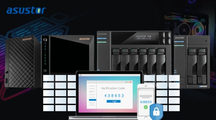 Con la funzionalità di verifica in due passaggi i NAS ASUSTOR sono ancora più sicuri