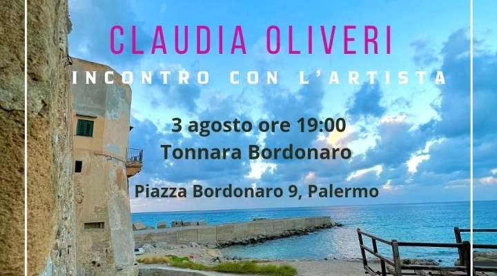 La “pittura dei drappeggi” di Claudia Oliveri approda all’Antica Tonnara Bordonaro di Palermo Sabato 3 agosto 