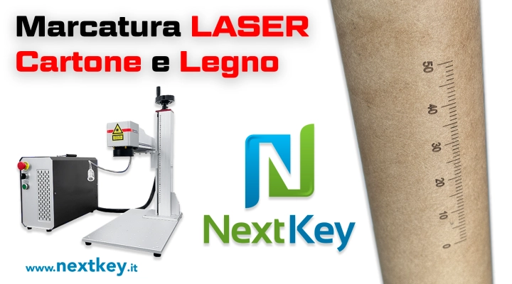 Sistemi di marcatura laser co2 su legno, carta, cartone e pelle