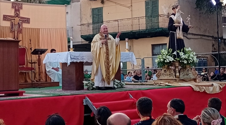 Brusciano Incipit Religioso della Festa dei Gigli 2024. (Antonio Castaldo)