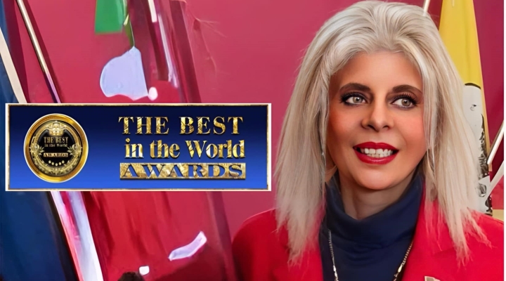 Impegno sociale e umanitario,  talento creativo e doti imprenditoriali:   alla stilista italoamericana Belinda Ferraro il Premio “The Best in the World Awards”