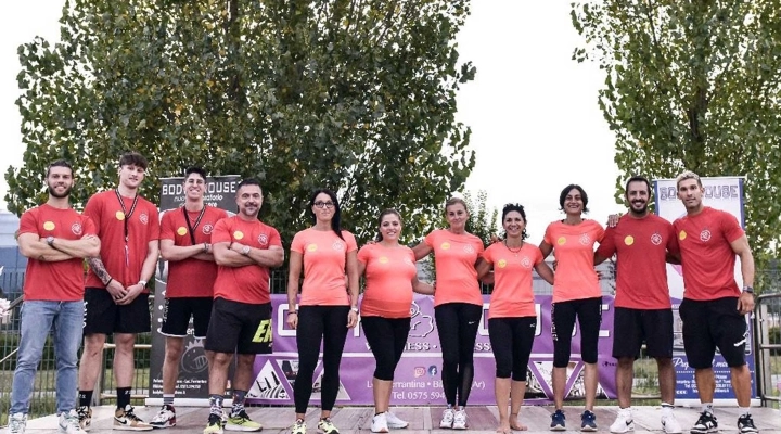 Il campione olimpico Luigi Busà al decimo Fitness Day in Casentino