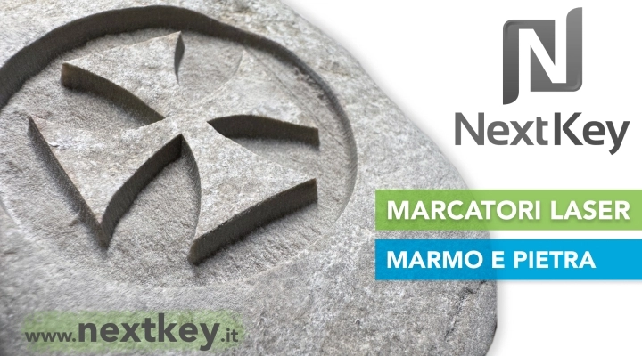 Incisione laser su marmo e pietra - NextKey srl 