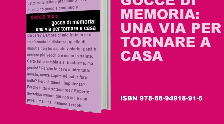 In libreria arriva “Gocce di memoria: una via per tornare a casa” il nuovo romanzo di Daniela Bruno