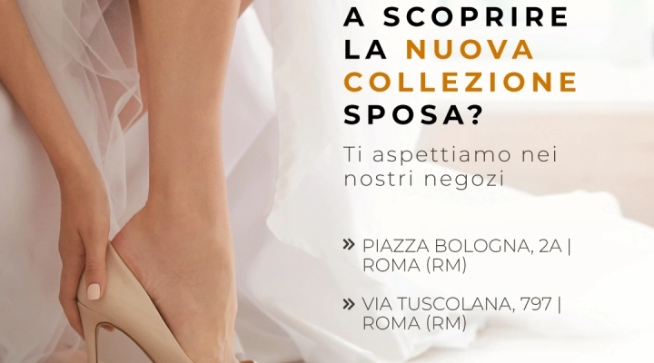 Calzature Sposa Paolo Calzature & Fleur d'Oranger Collezione Wedding nei Nostri Punti Vendita