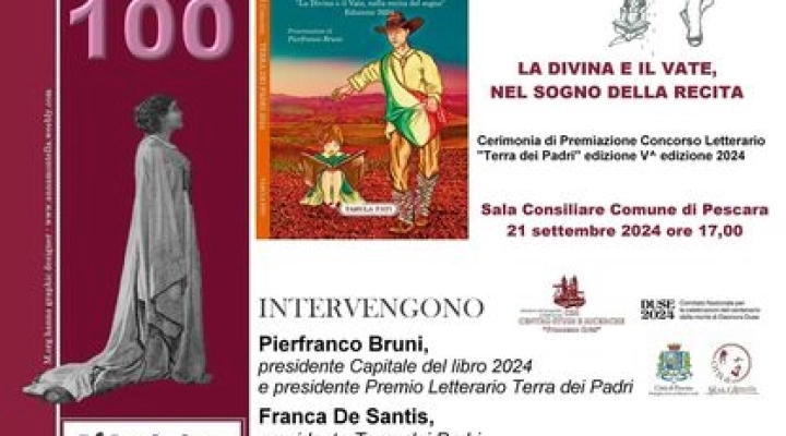  Terra dei Padri due giorni fra letteratura e teatro: Celebrazione dei Giovani Talenti e Presentazione dell’Antologia “La Divina e il Vate nella recita del sogno” 