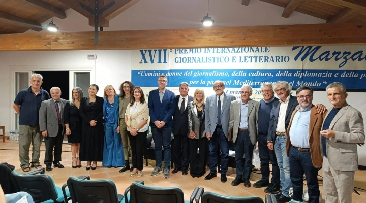 A CURA DELLA GIORNALISTA VALENTINA BUSIELLO       LA XVII EDIZIONE DEL PREMIO INTERNAZIONALE GIORNALISTICO E LETTERARIO MARZANI NELLA SPLENDIDA E CULTURALE CITTA' DI SAN GIORGIO DEL SANNIO 