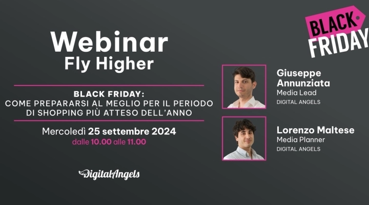 Webinar - Black Friday:  come prepararsi al meglio per il periodo di shopping più atteso dell’anno