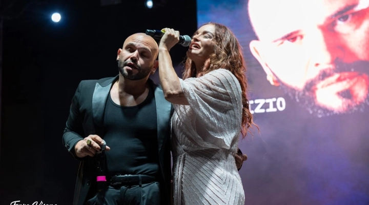 Fabrizio Borghese e  Valentina Stella in featuring incantano la grande notte del Giubileo della Musica 2024