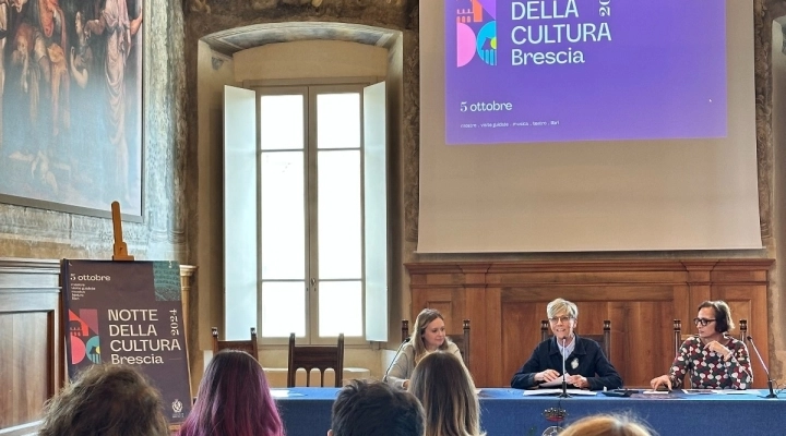 IL NUOVO LOGO PER LA NOTTE DELLA CULTURA BRESCIA 2024