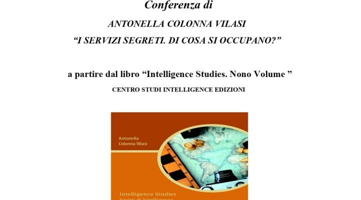 Conferenza sull'intelligence di Antonella Colonna Vilasi a Napoli