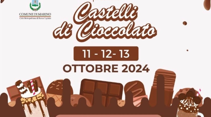 MARINO NEL FINE SETTIMANA TORNA “CASTELLI DI CIOCCOLATO”