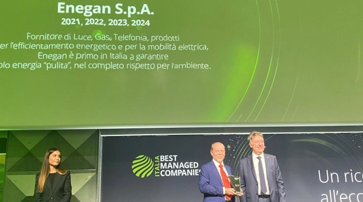 Settima edizione “Best Managed Companies” Award di Deloitte Private - Enegan tra le 67 eccellenze del Made in Italy premiate