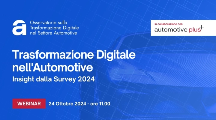 Digitalizzazione dei Concessionari: un webinar per esplorare tecnologie e dati che trasformano l’Automotive