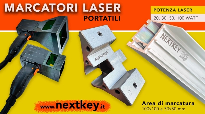 Marcatore laser a fibra portatile da 30 watt 