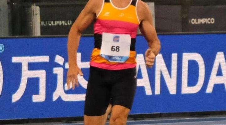 Paolo Benelli corre gli 800 m al Silver Gala Pietro Mennea 2024