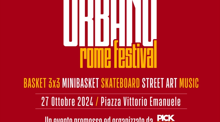 Urbano Rome Festival, la prima edizione il 27 ottobre, tra sport, street art e musica live