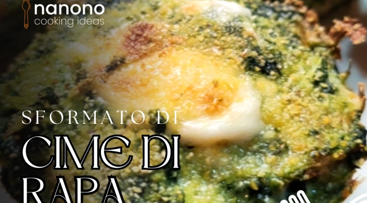 Sformato di cime di rapa e formaggio - nanono.it