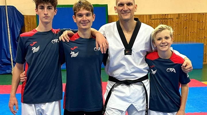 Il Centro Taekwondo Arezzo sul tatami del Dracula Open di Bucarest