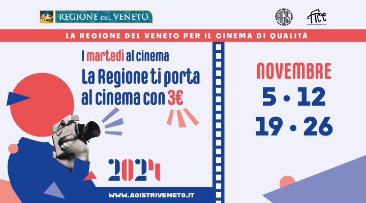 Nel mese di novembre in Veneto si torna al cinema con 3 euro 