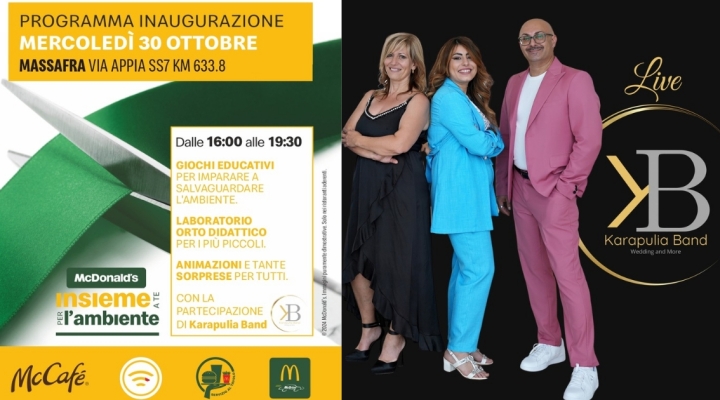 McDonald's sceglie la Karapulia Band per la sua nuova apertura