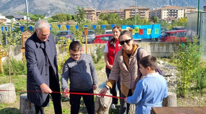 Nell’Aquilano 490 alunni a scuola nel verde: apre a Sulmona l’Aula Natura di WWF e P&G Italia