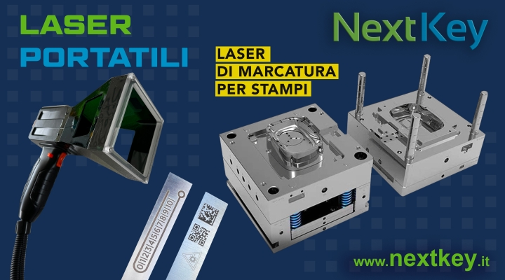 Marcatori laser portatili per incidere, marcare e catalogare stampi e attrezzature